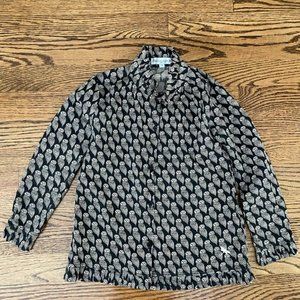 Girls Bleu comme gris owl shirt size 7